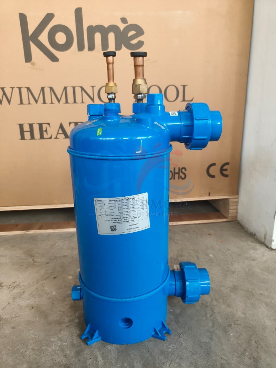 Sparepart Heat Exchanger Kolam Renang