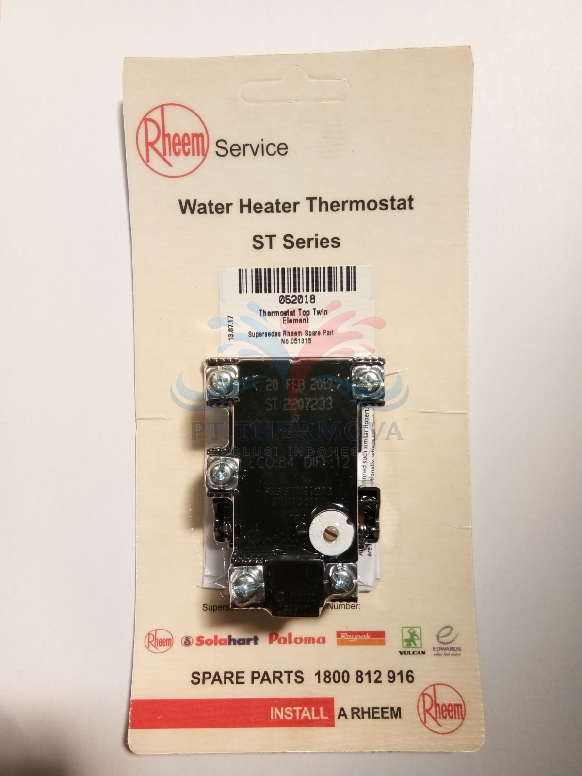 Sparepart SWH Thermostat